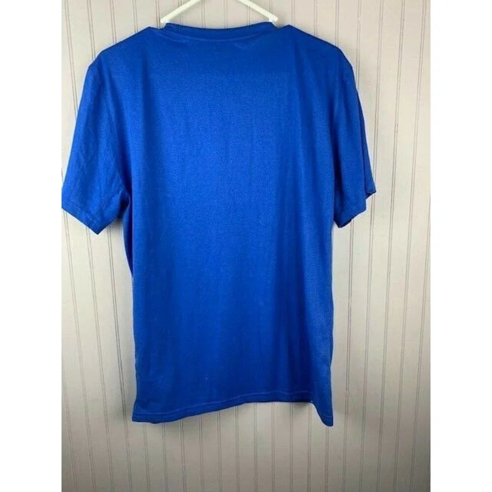 The Nike Tee Size L Mens Dri Fit Blue Short Sleeve Crew Neck